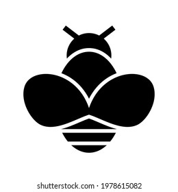 bumblebee icon or logo isolated sign symbol vector illustration - high quality black style vector icons

