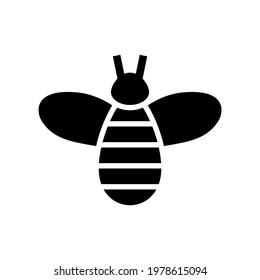 bumblebee icon or logo isolated sign symbol vector illustration - high quality black style vector icons
