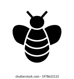 bumblebee icon or logo isolated sign symbol vector illustration - high quality black style vector icons
