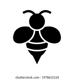 bumblebee icon or logo isolated sign symbol vector illustration - high quality black style vector icons

