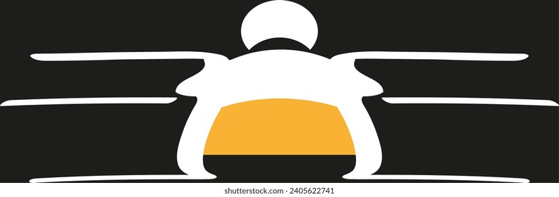 bumblebee logo on a colored background