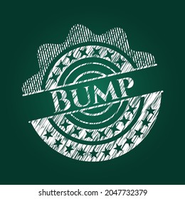 Bump chalk emblem. Vector Illustration. Detailed. 