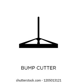 Bump cutter icon. Bump cutter symbol design from Construction collection. Simple element vector illustration on white background.