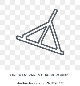 Bump cutter icon. Trendy flat vector Bump cutter icon on transparent background from Construction collection. High quality filled Bump cutter symbol use for web and mobile