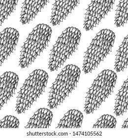 bump seamless pattern. Vector sketch hand drawn illustration. Winter holiday