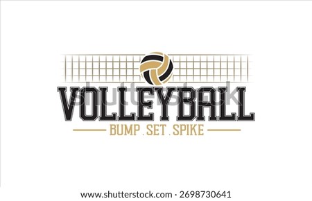 Bump Set Spike Volleyball – Action Phrase Sports Design