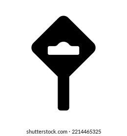Bump sign icon color editable