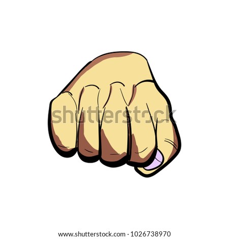 Bumped fist vector