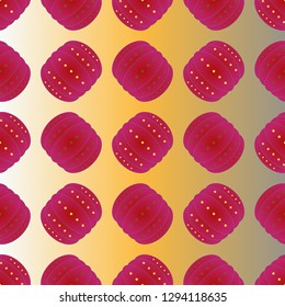 Bumper ball background - seamless pattern for game design.