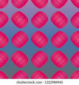 Bumper ball background - seamless pattern for game design.