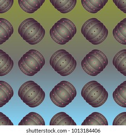 Bumper ball or bamperball football equipment pattern for background.