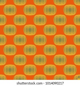 Bumper ball or bamperball football equipment seamless pattern for background.