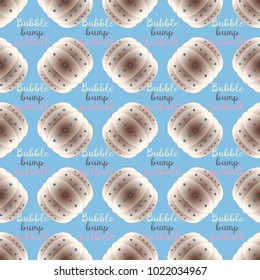 Bumper ball or bamperball football equipment seamless pattern for background.