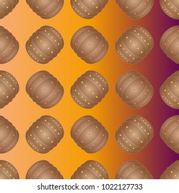 Bumper ball or bamperball football equipment pattern for background.
