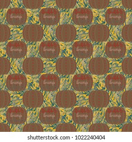 Bumper ball or bamperball football equipment seamless pattern for background.