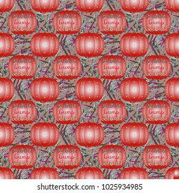 Bumper ball or bamperball football equipment seamless pattern for background.