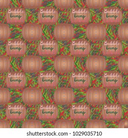 Bumper ball or bamperball football equipment seamless pattern for background.