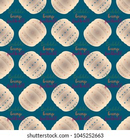 Bumper ball or bamperball football equipment seamless pattern for background.
