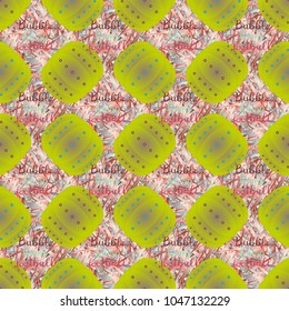 Bumper ball or bamperball football equipment seamless pattern for background.