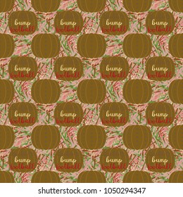 Bumper ball or bamperball football equipment seamless pattern for background.