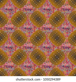 Bumper ball or bamperball football equipment seamless pattern for background.