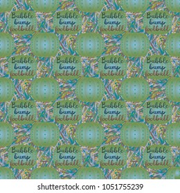Bumper ball or bamperball football equipment seamless pattern for background.