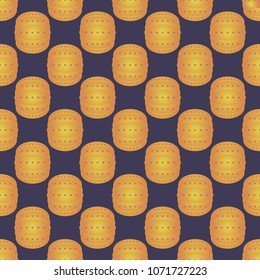 Bumper ball or bamperball football equipment seamless pattern for background.