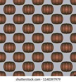 Bumper ball or bamperball football equipment seamless pattern for background.