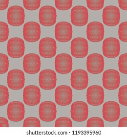 Bumper ball or bamperball football equipment seamless pattern for background.