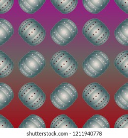 Bumper ball or bamperball football equipment pattern for background.