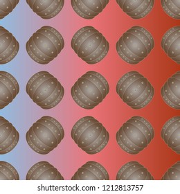 Bumper ball or bamperball football equipment pattern for background.