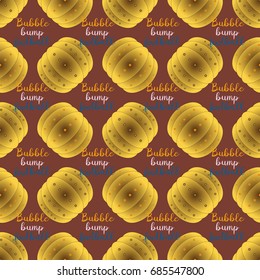 Bumper ball or bamperball football equipment seamless pattern for background.