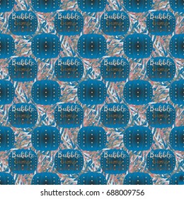 Bumper ball or bamperball football equipment seamless pattern for background.