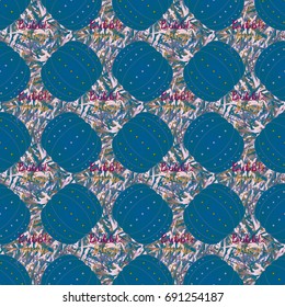 Bumper ball or bamperball football equipment seamless pattern for background.