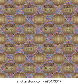 Bumper ball or bamperball football equipment seamless pattern for background.