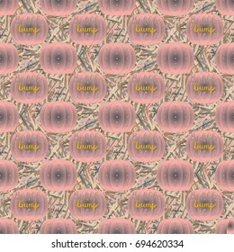 Bumper ball or bamperball football equipment seamless pattern for background.