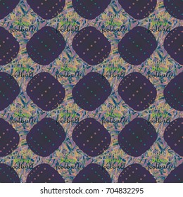 Bumper ball or bamperball football equipment seamless pattern for background.