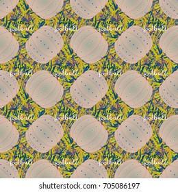 Bumper ball or bamperball football equipment seamless pattern for background.