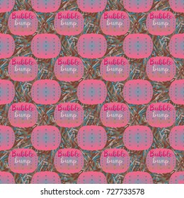 Bumper ball or bamperball football equipment seamless pattern for background.