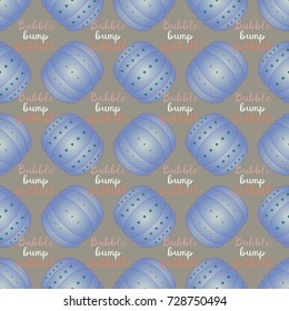 Bumper ball or bamperball football equipment seamless pattern for background.