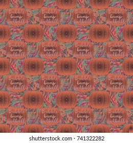 Bumper ball or bamperball football equipment seamless pattern for background.