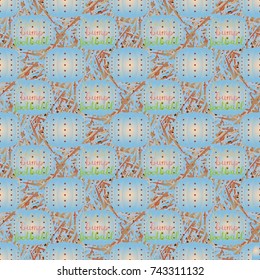 Bumper ball or bamperball football equipment seamless pattern for background.