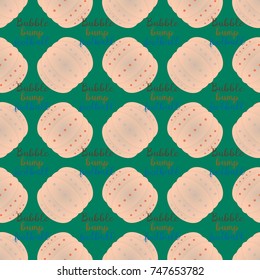 Bumper ball or bamperball football equipment seamless pattern for background.