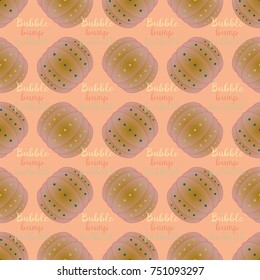 Bumper ball or bamperball football equipment seamless pattern for background.