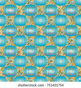 Bumper ball or bamperball football equipment seamless pattern for background.