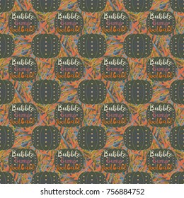 Bumper ball or bamperball football equipment seamless pattern for background.