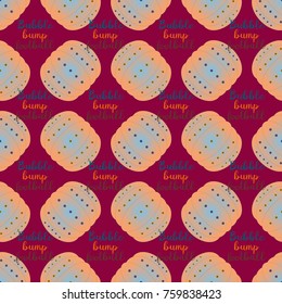 Bumper ball or bamperball football equipment seamless pattern for background.