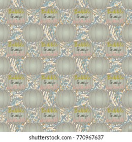 Bumper ball or bamperball football equipment seamless pattern for background.