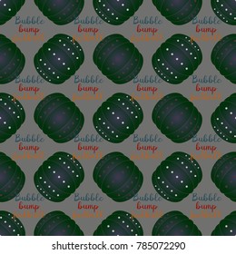 Bumper ball or bamperball football equipment seamless pattern for background.