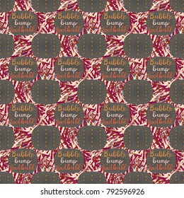 Bumper ball or bamperball football equipment seamless pattern for background.